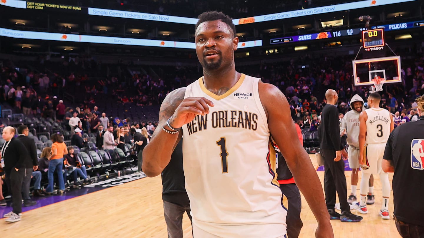 Fans React To Photo Of Zion Williamson With NBA Legend