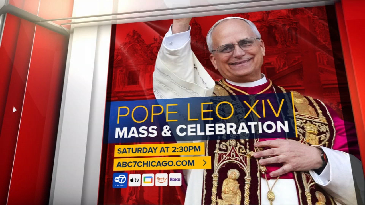 Pope Leo XIV will make a virtual appearance in his hometown of Chicago on Saturday.