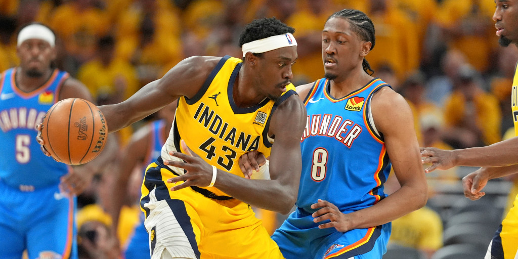 Pacers grab 2-1 series lead in NBA Finals by outplaying Thunder late